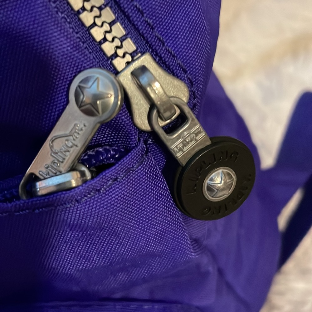 Kipling Backpack Purple Small Lovebug - image 4